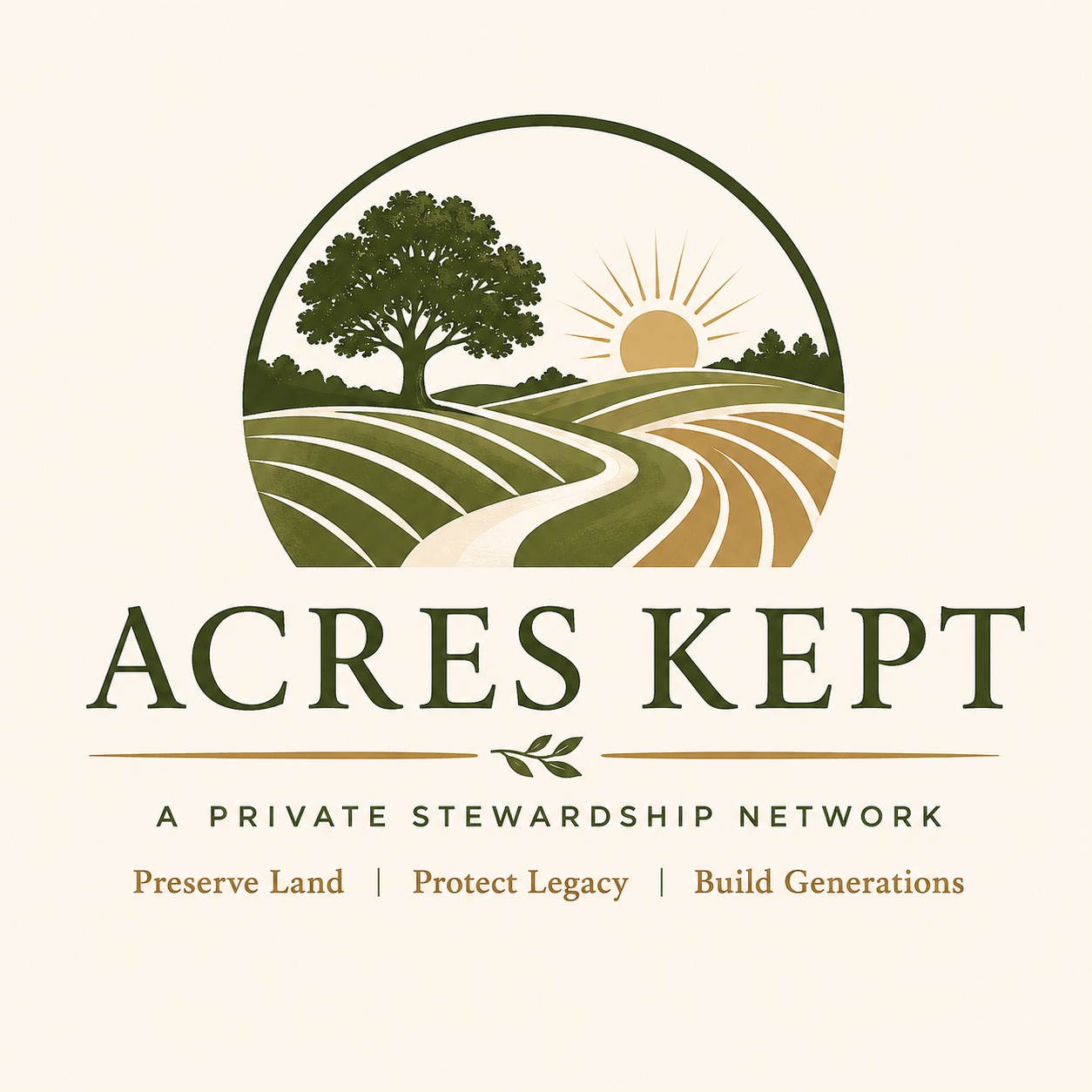 ACRES KEPT logo